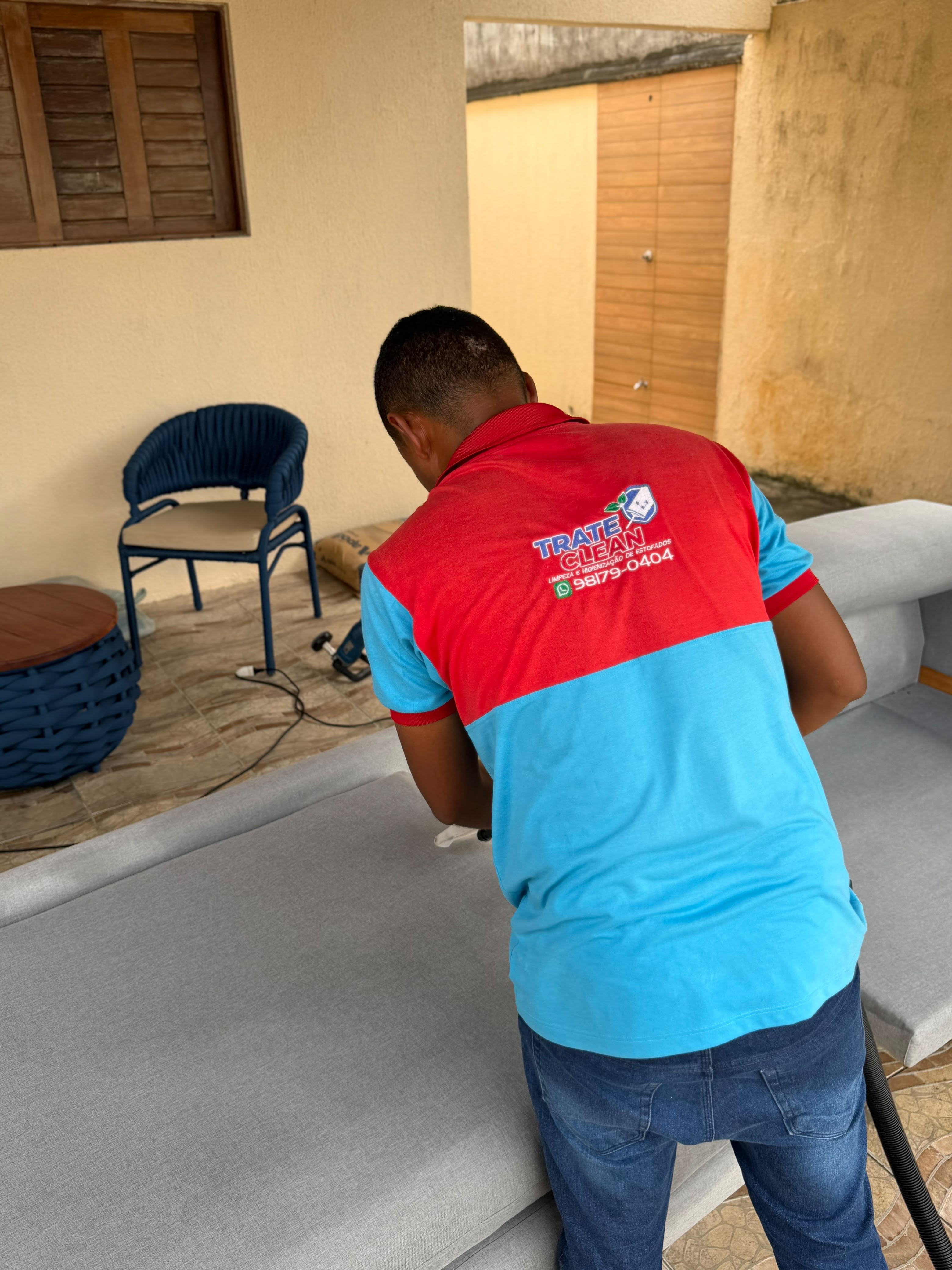 Higienização de estofados pela Trate Clean em Natal