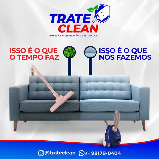 Você sabia que a sua saúde e a saúde da sua família depende da higienização dos estofados?

Então, para garantir a qualidade de vida de todos, temos a solução ideal para você!

Aqui na @trateclean você conta com a melhor higienização de estofados da região.

#impermeabilização #impermeabilizaçãodeestofados #lavagemaseco #higienização